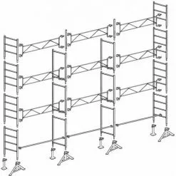Échafaudage Altrad 49 Maçon 80 M²