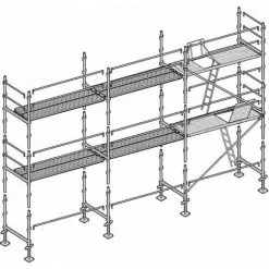 Échafaudage Altrad Façadier 60 M²