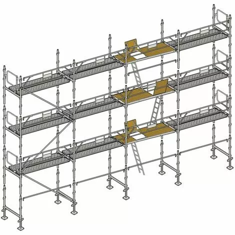 Échafaudage Altrad Façadier 104 M² 1 Échafaudage Altrad Façadier 104 M²